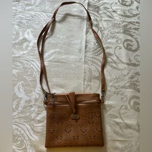 Small brown crossbody bag